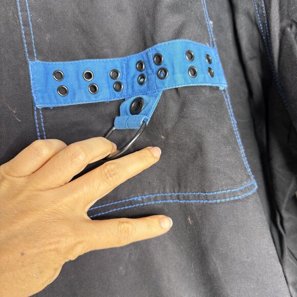 Tripp NYC Y2K Wide Leg Baggy Bondage Pants 2X Convertible Skater Punk Rave Goth - Picture 10 of 16